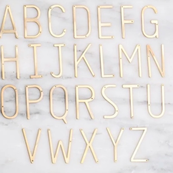 Large Initial Letter " A " Silver Necklace - Picture 4 of 7